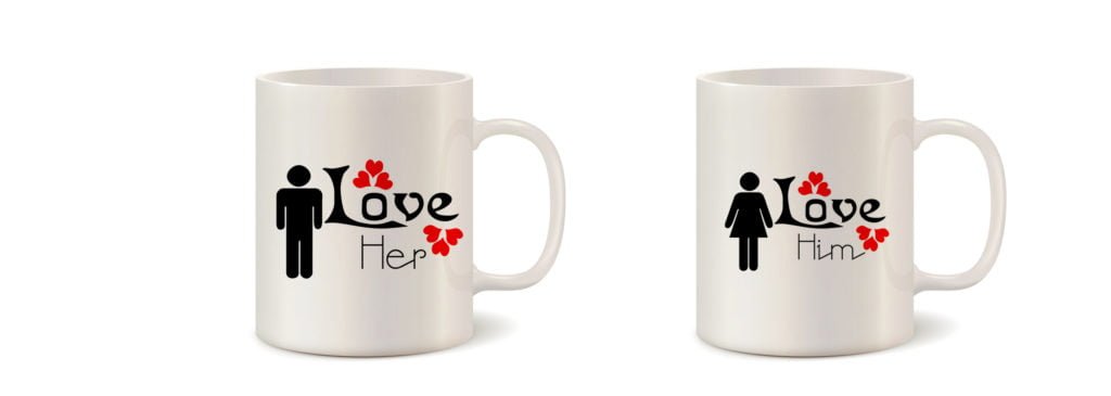 Combo - Happy Birthday Joy and Light Ceramic Coffee for Friend, Girlfriend & BoyFriend Glossy Finish With Vibrant Print Ceramic Mug