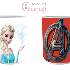 Elsa Avenger White Ceramic Combo Coffee Mug for Kids