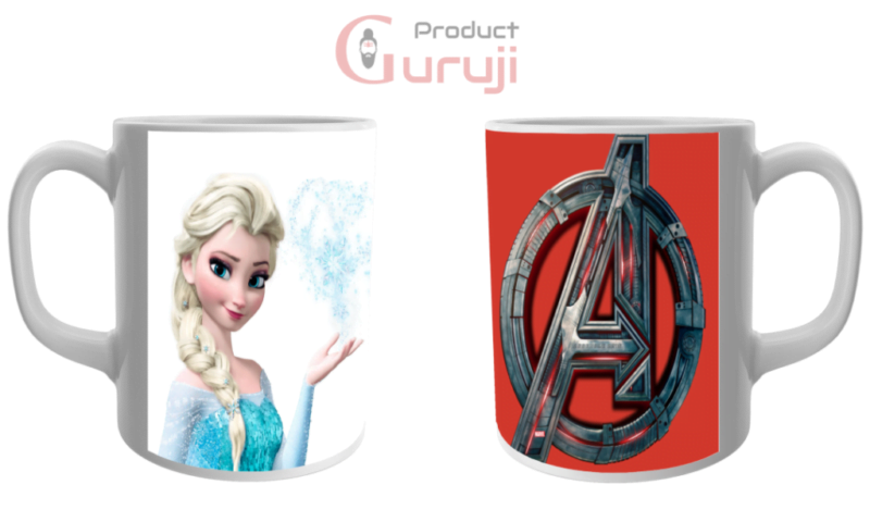 Elsa Avenger White Ceramic Combo Coffee Mug for Kids