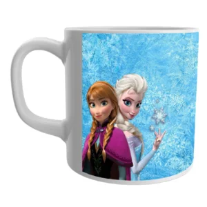 Frozen Elsa Anna White Ceramic Mug/Cup
