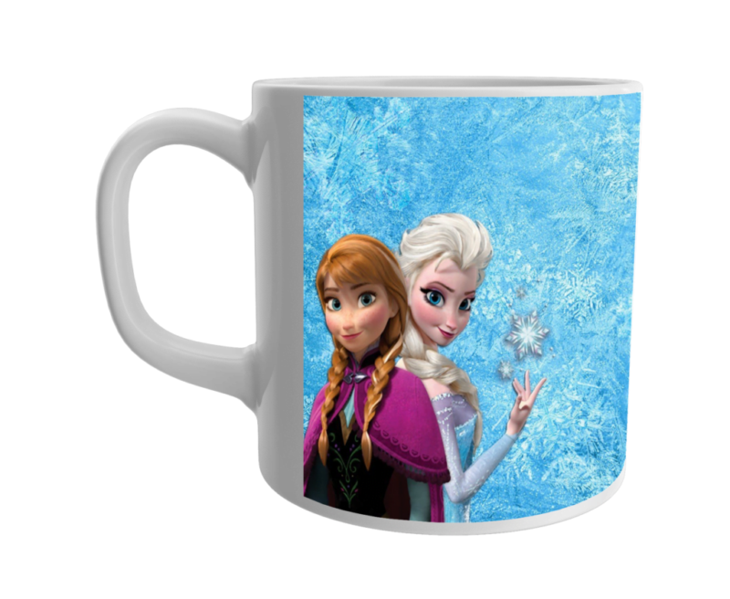 Frozen Elsa Anna White Ceramic Mug/Cup