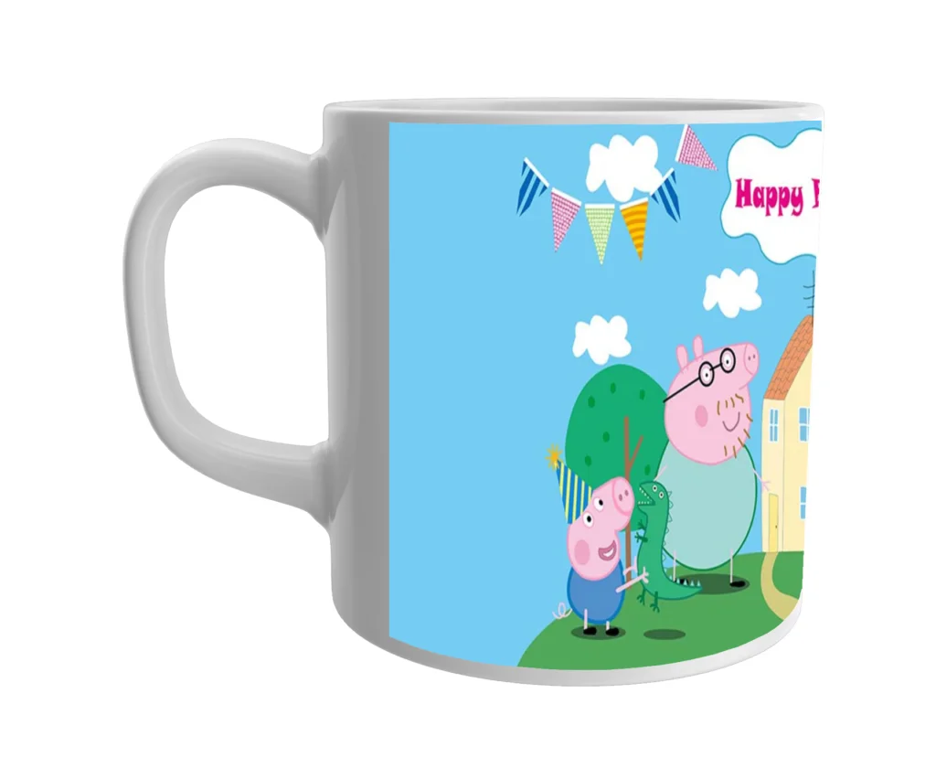 Peppa Pig- Birthday Party Special Coffee/Tea Mugs 2 - Product GuruJi Peppa Pig- Birthday Party Special Coffee/Tea Mugs 2 - Product GuruJi