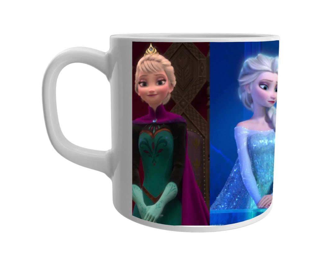 Frozen Elsa Anna White Ceramic Mug/Coffee