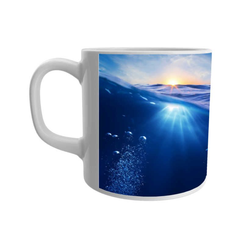 Sea Print Mug Printed Mug Art Mugs Photographic Art Mugs