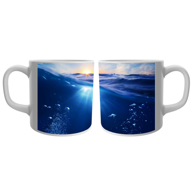 Sea Print Mug Printed Mug Art Mugs Photographic Art Mugs