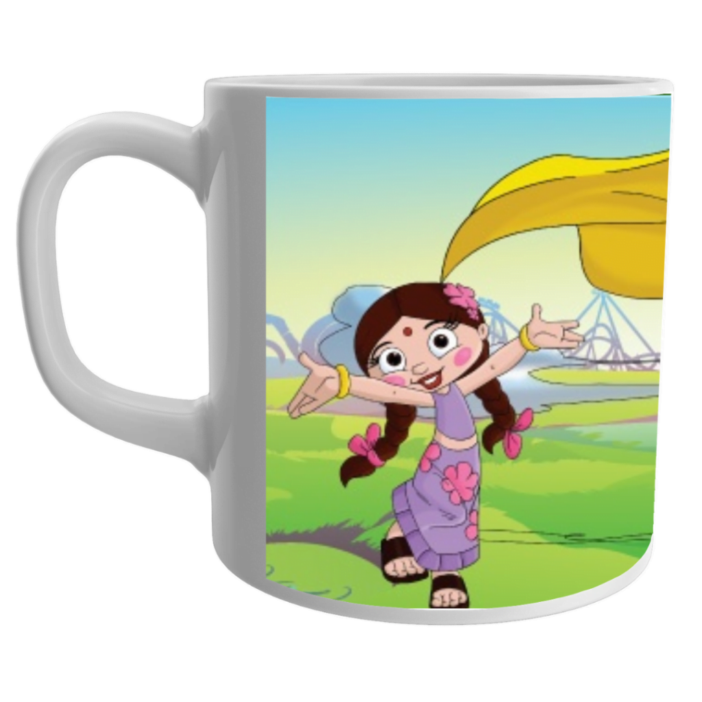 Chutki ,chhota bheem beautiful print on coffee mug for the kids