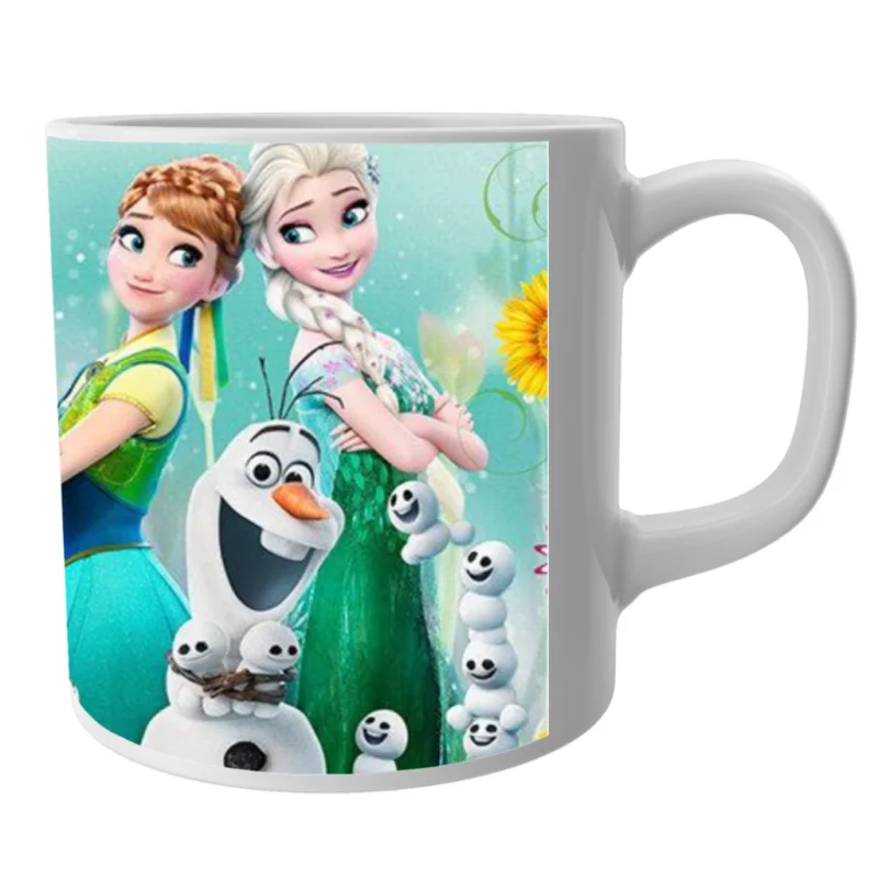 Beautiful Coffee mug For Office with Barbie Doll Pattern white Ceramic Mug - Image 2