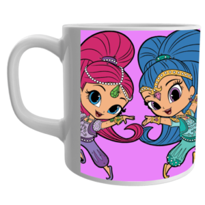 Shimmer and shine dolls Design Printed white Colour Coffee Ceramic Mug ,Shimmer and shine dolls Mugs, doll Gifts for Girls, Girls Birthday Items, Shimmer and shine dolls White Ceramic coffee Mug