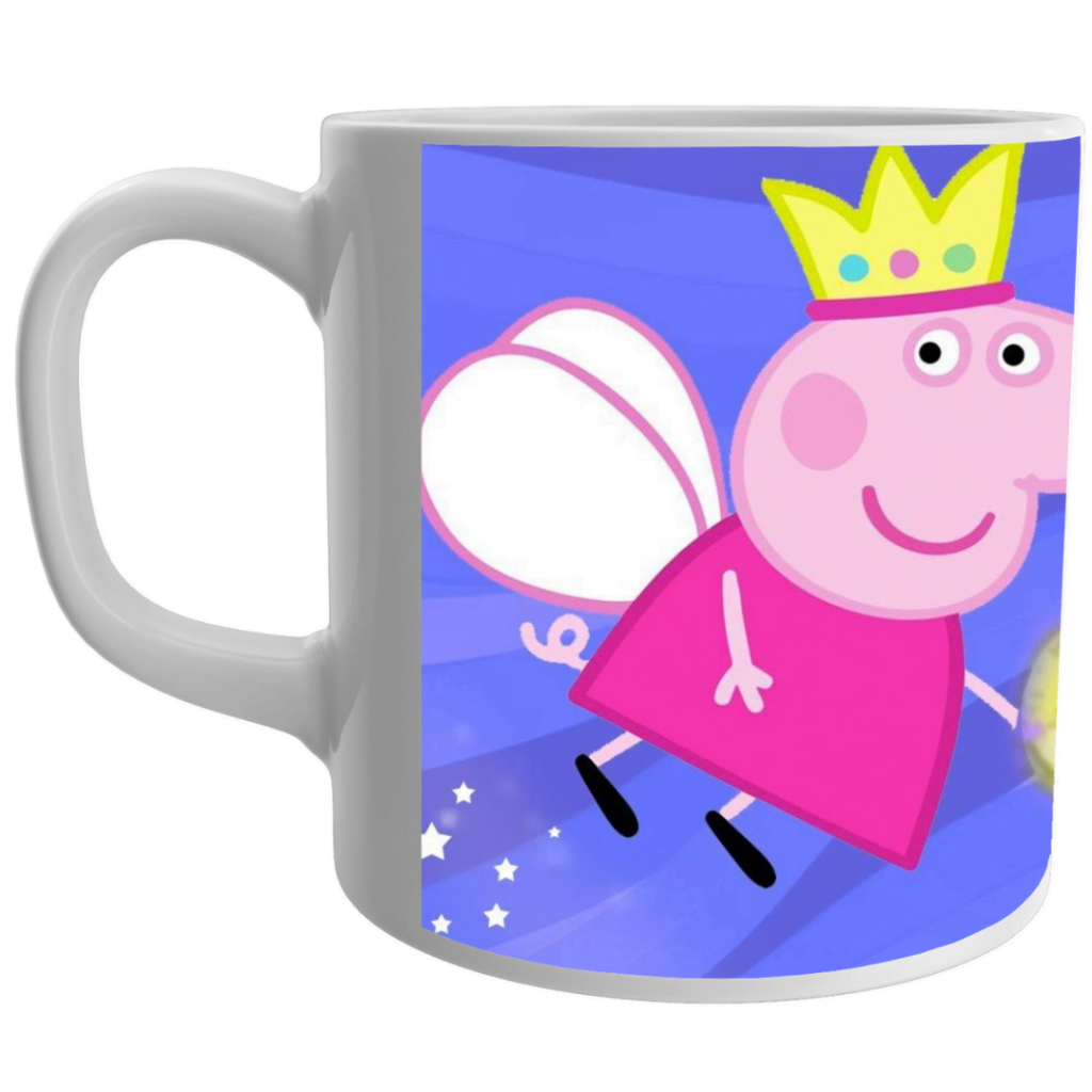 Peppa Pig Cartoon White Ceramic Water/Coffee Mug/Cup