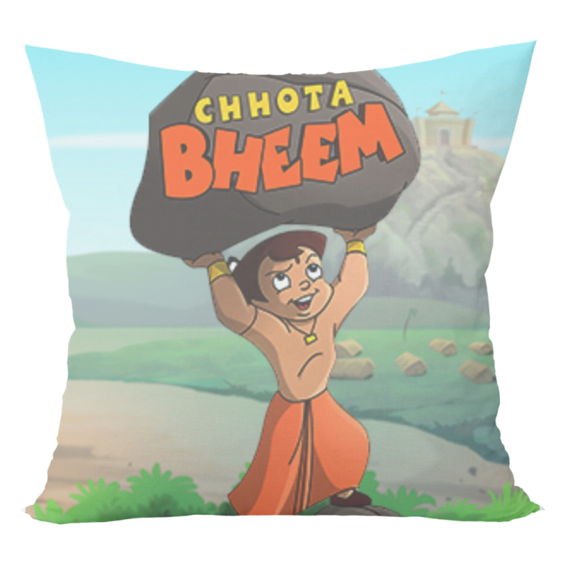 Chota bheem cartoon cushion with cushion cover