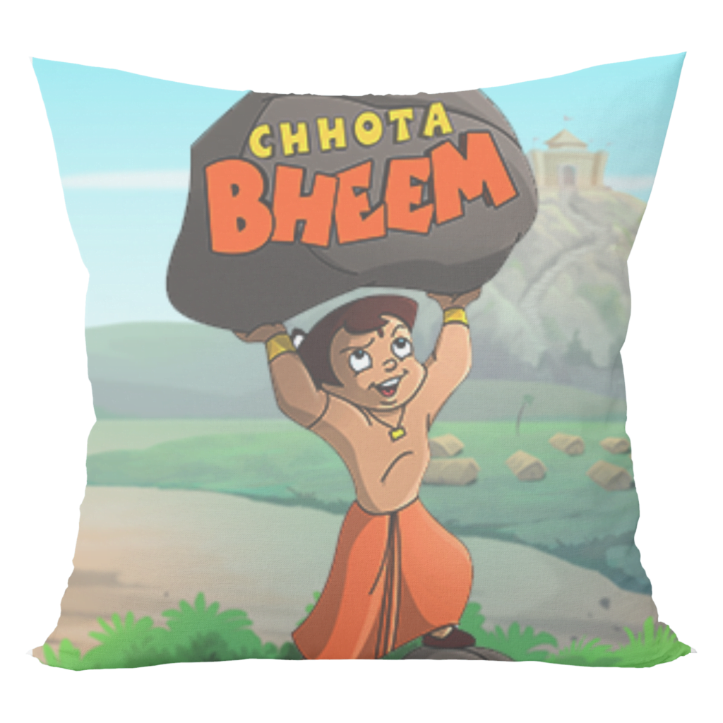 Chota bheem cartoon cushion with cushion cover - Product Guruji