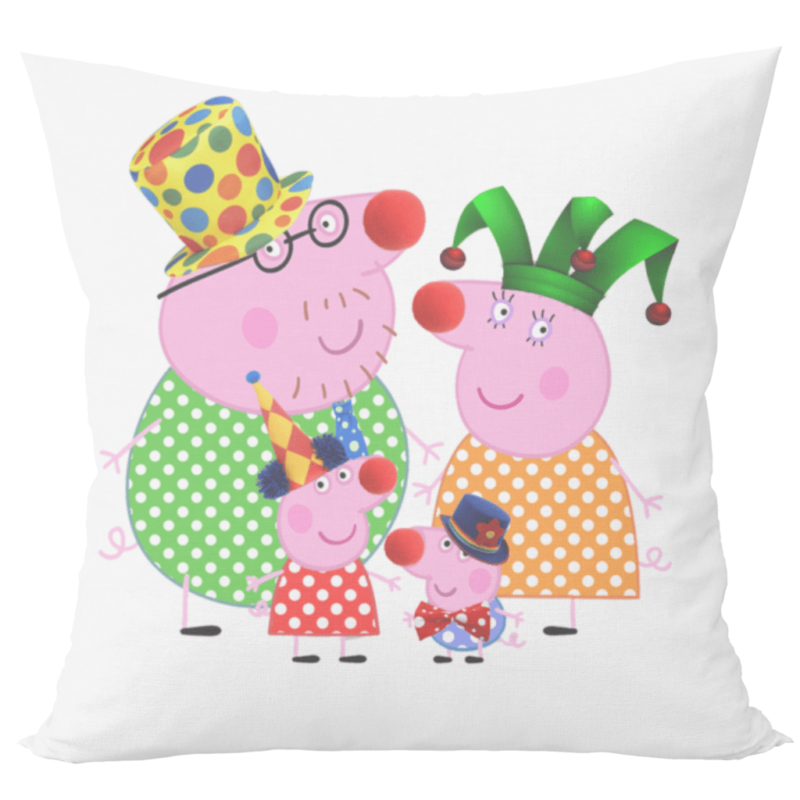 Peppa pig cushion with cushion cover