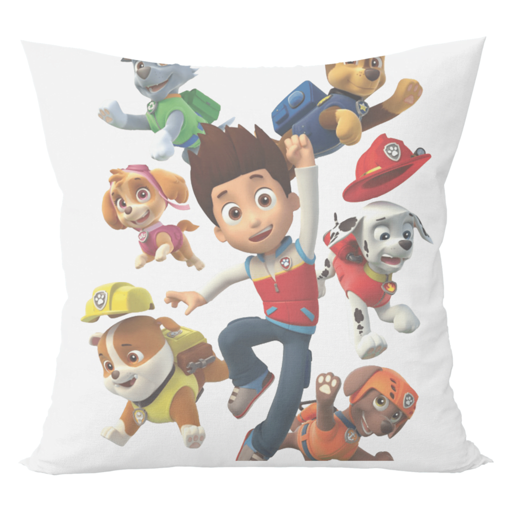 Paw patrol cartoon cushion with cushion cover