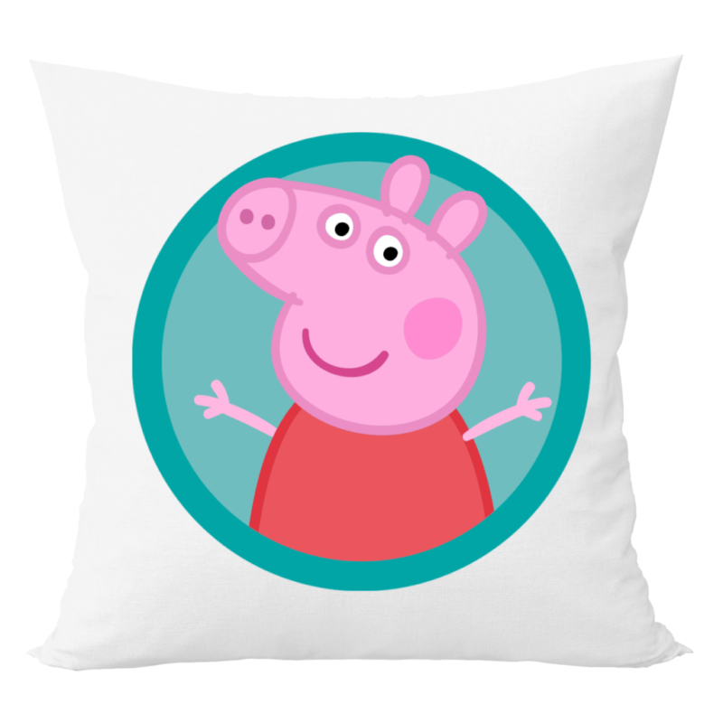 Peppa pig cushion with cushion cover for kids