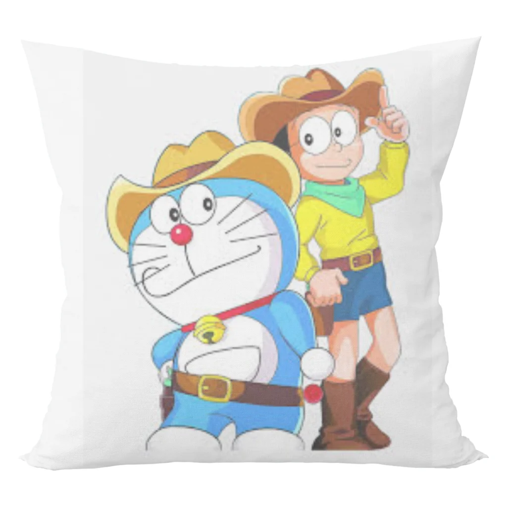 Doraemon cushion with cushion cover