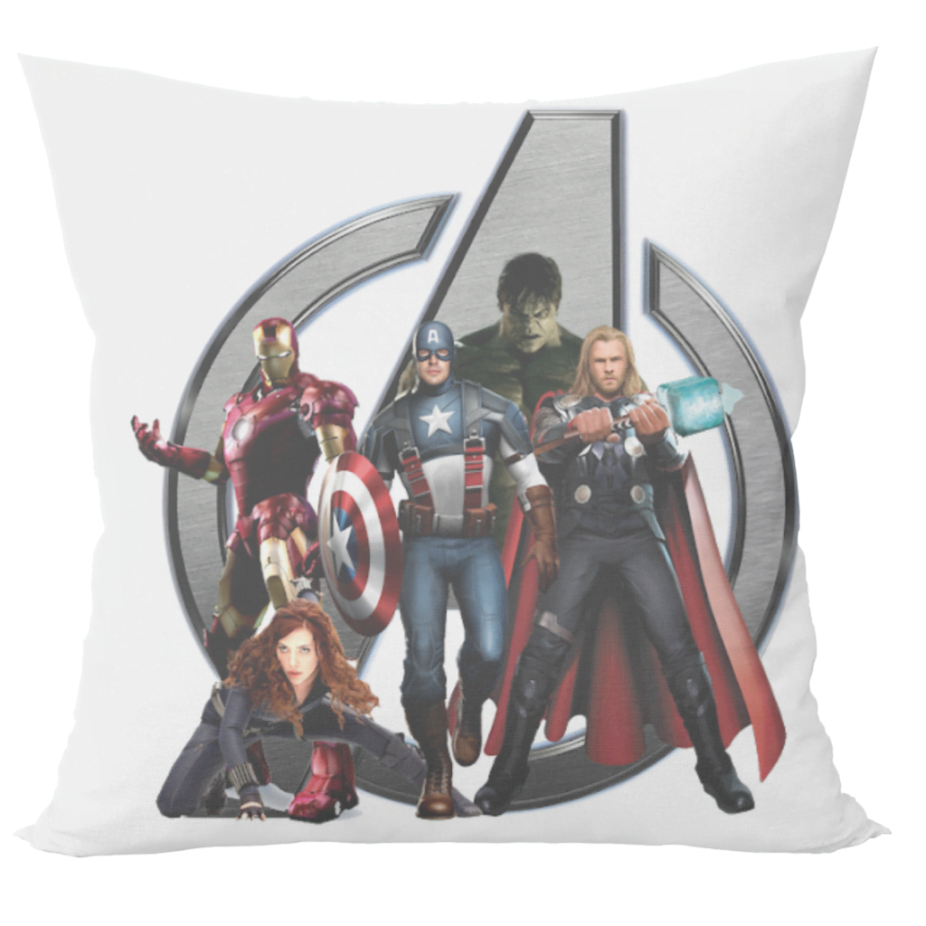 Avengers marvels superheros hulk cartoon cushion with cushion cover