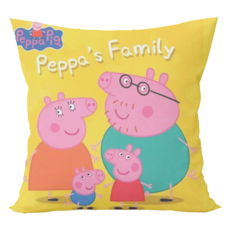 Peppa pig cartoon cushion with cushion cover