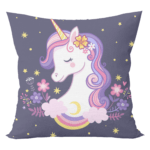 Unicorn cartoon cushion with cushion cover for kids 1 - Product GuruJi