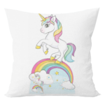 Unicorn print cushion with cushion cover 1 - Product GuruJi
