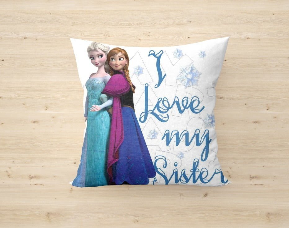 Elsa cushion with cushion cover for baby kids