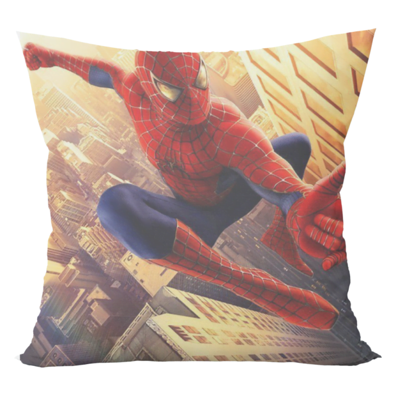 Spidermen cushion with cushion cover for baby kids