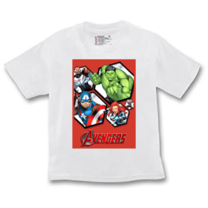 Avengers Superheros Cartoon Tshirt for Boys, Cartoon Tshirts for Kids