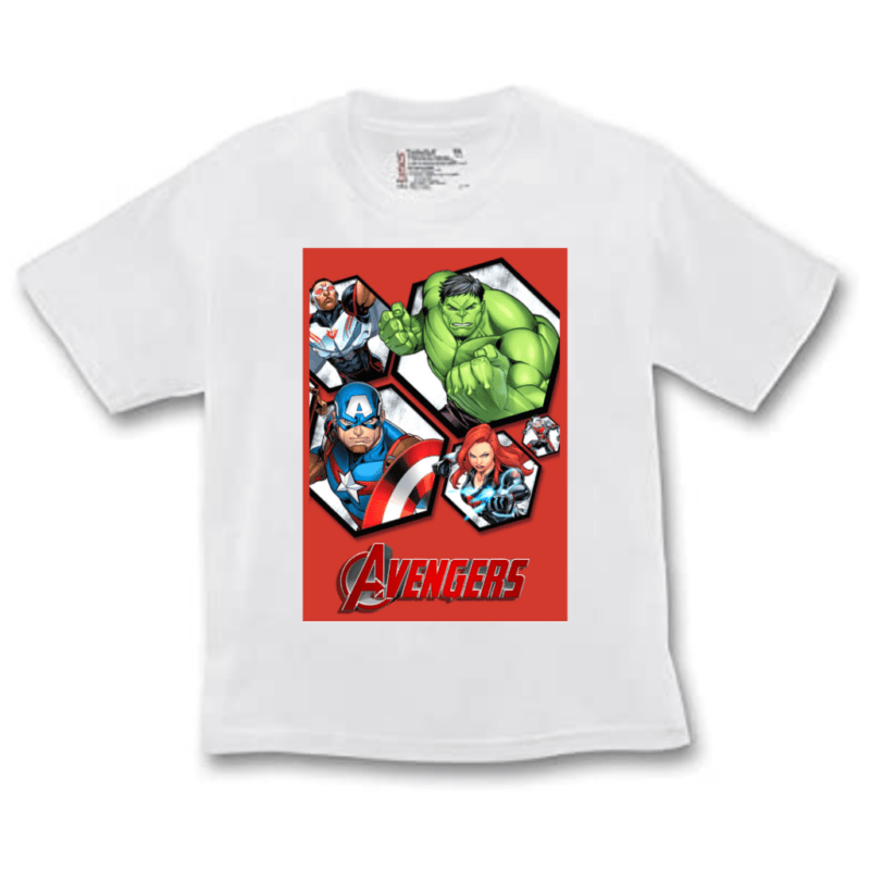 Avengers Superheros Cartoon Tshirt for Boys, Cartoon Tshirts for Kids?