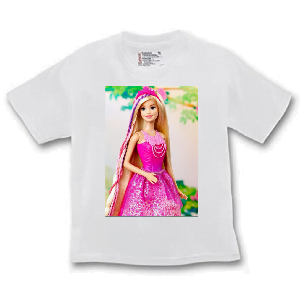 Barbie Doll Cartoon Tshirt for girls, Cartoon Tshirts for girls… - Product  Guruji