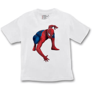 Spidermen Cartoon Action Superhero Tshirt for Boys, Cartoon Tshirts for Kids?