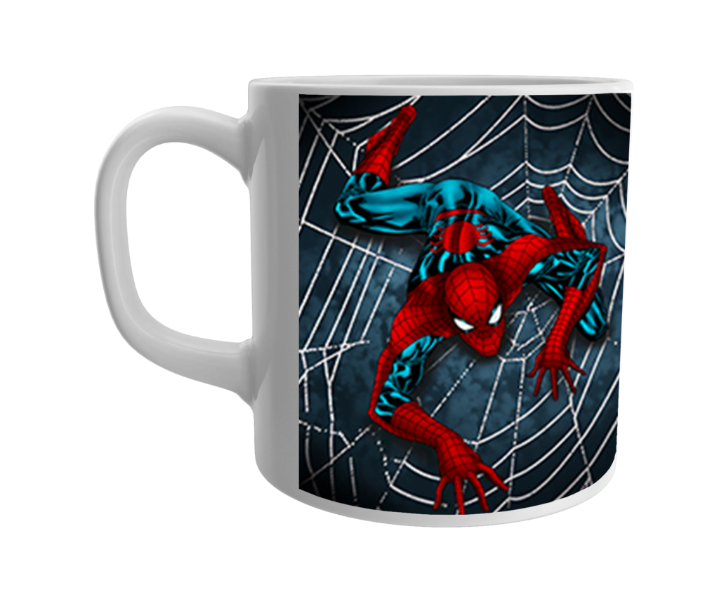 SPIDERMAN Cartoon White Tea and Coffee Ceramic Mug,mug for kids, Mug for Gifts.