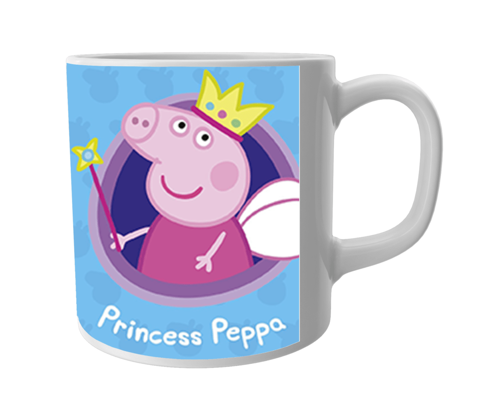 Peppa Pig Mugs, Peppa Pig Coffee Mug for Kids,White Ceramic Peppa Pig Coffee Mug, Gifts for Kids