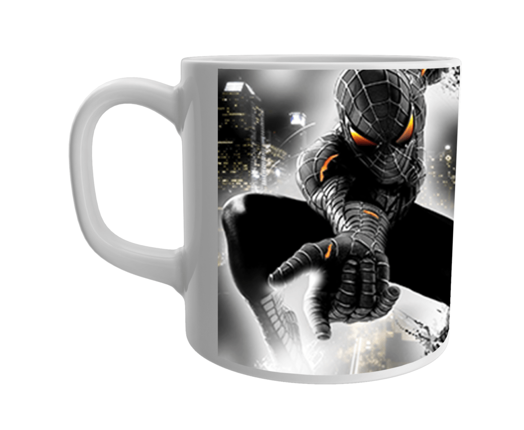 Spiderman Cartoon White Tea and Coffee Ceramic Mug,Coffee mug for kids, Mug for Gifts.