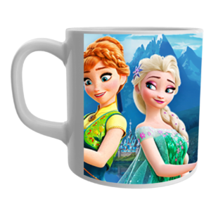 Beautiful Frozen Cartoon Printed on Mug for kids