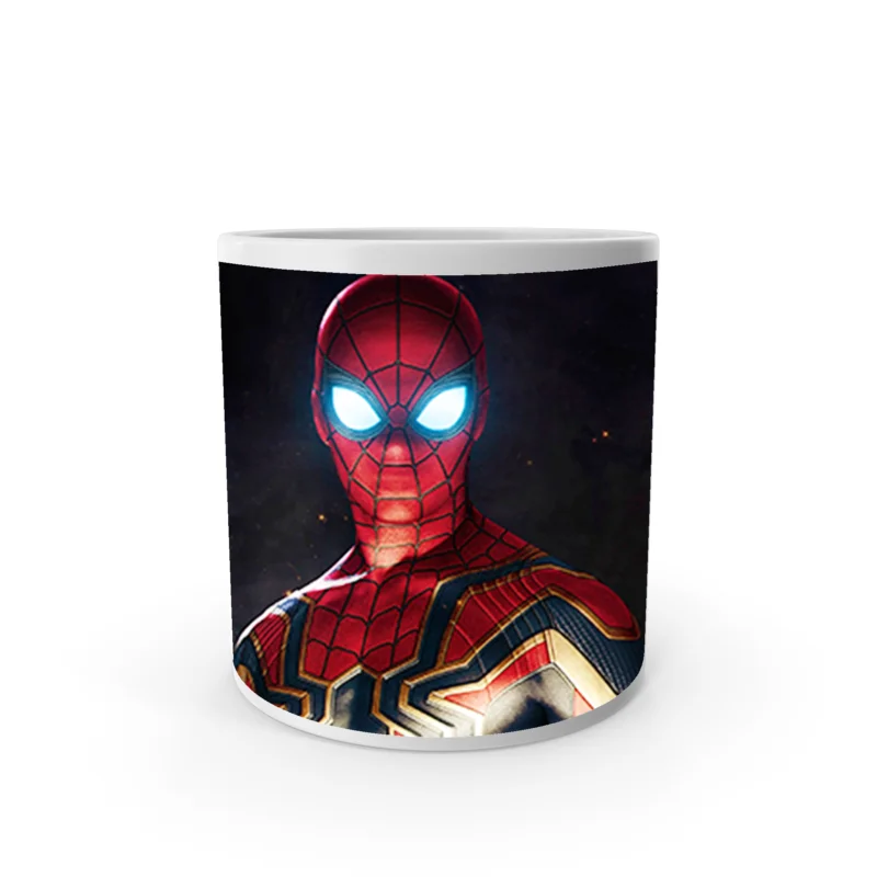 Spiderman Cartoon White Ceramic Coffee Mug for Kids. - Image 3