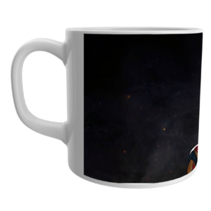 Spiderman Cartoon White Ceramic Coffee Mug for Kids.