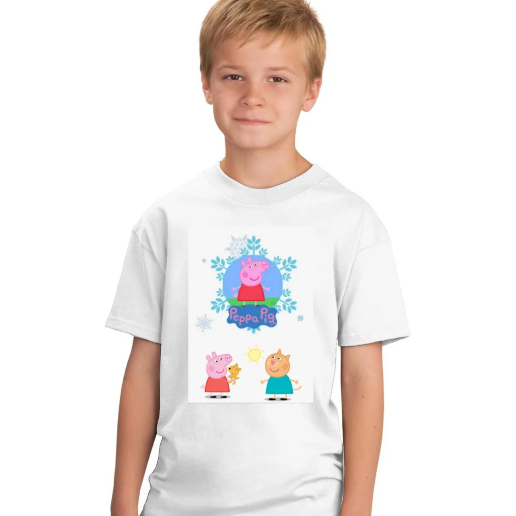 Peppa Pig Cartoon Tshirt for Girls/boys, Cartoon Tshirts for Kids? 2 - Product GuruJi Peppa Pig Cartoon Tshirt for Girls/boys, Cartoon Tshirts for Kids? 2 - Product GuruJi