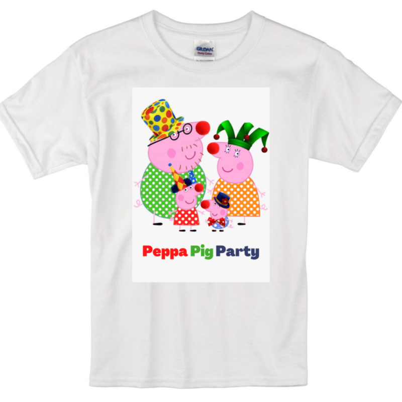 Peppa Pig  Party Cartoon Tshirt for Boys, Cartoon Tshirts for Kids…