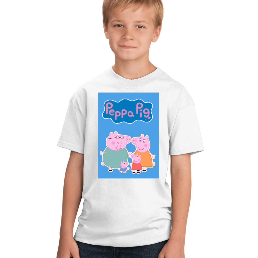 Peppa Pig Family Toons Tshirt for Girls/boys, Cartoon Tshirts for Kids?