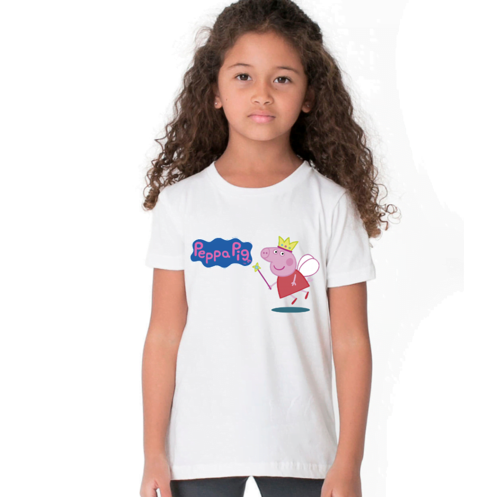 Peppa Pig King Cartoon Tshirt for Girls, Cartoon Tshirts for Girls…
