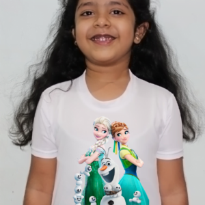 Doll Cartoon Design Tshirt For Girls, Cartoon Tshirt For Girls..