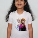 Frozen Cartoon Design Tshirt For Girls, Cartoon Tshirt For Girls.. 2 - Product GuruJi