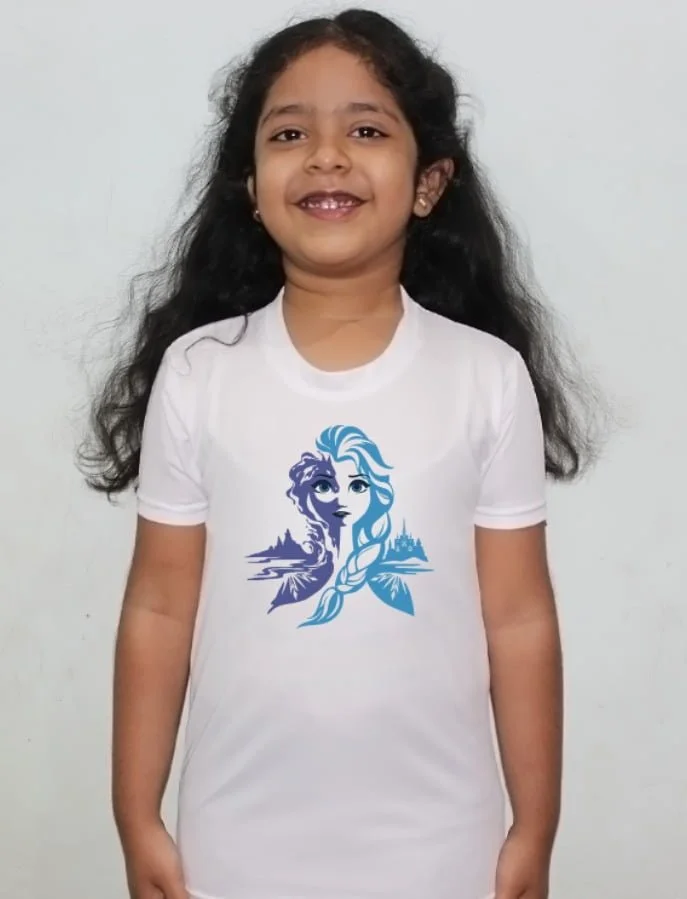 Doll Sketch Design Tshirt For Girls, Cartoon Tshirt For Girls.. 2 - Product GuruJi Doll Sketch Design Tshirt For Girls, Cartoon Tshirt For Girls.. 2 - Product GuruJi