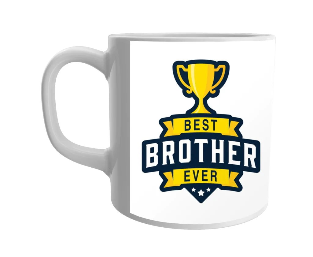Product Guruji White Ceramic Musicar BEST BROTHER EVER Print on Mug for Kids/Children. 1 - Product GuruJi Product Guruji White Ceramic Musicar BEST BROTHER EVER Print on Mug for Kids/Children. 1 - Product GuruJi