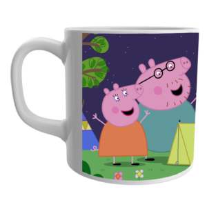 Product Guruji White Ceramic Peppa Pig Toon on Coffee Mug for Kids/Gift.?