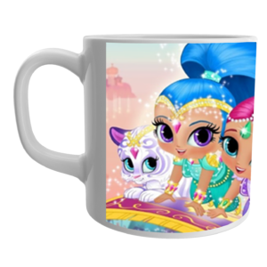 Product Guruji White Ceramic Doll Toon on Coffee Mug for Kids/Gift.?