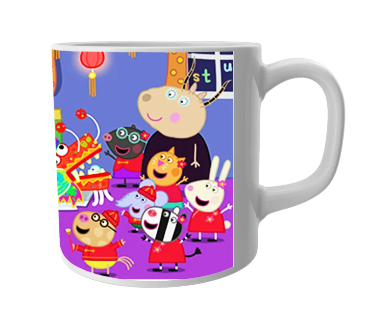 Product Guruji Peppa pig White Ceramic Coffee Mug for Kids.? - Image 2