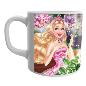 Product Guruji  Cartoon Doll Print White Ceramic Coffee/Tea  Mug for Kids.?