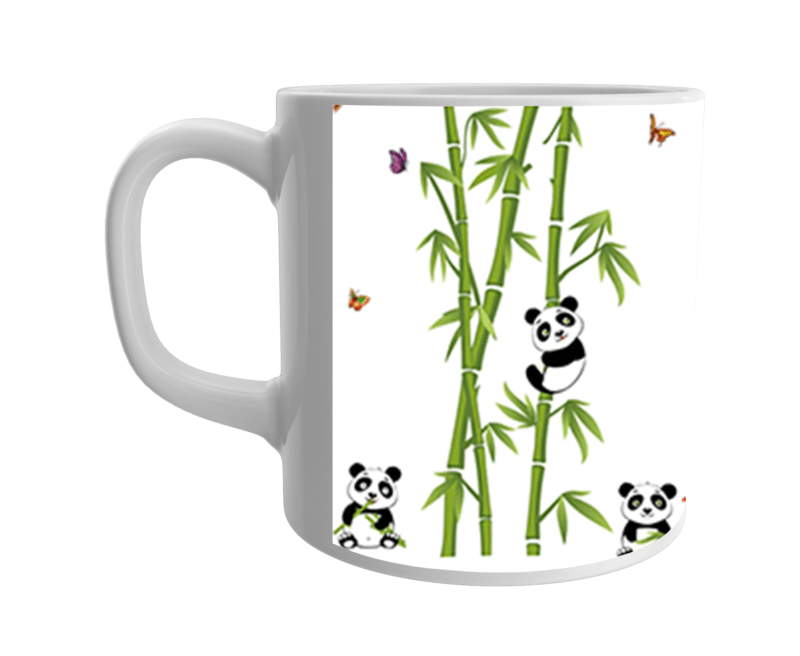 Product Guruji  Panda Cute Cartoon Pattern Print White Ceramic Coffee/Tea Mug for Kids.…