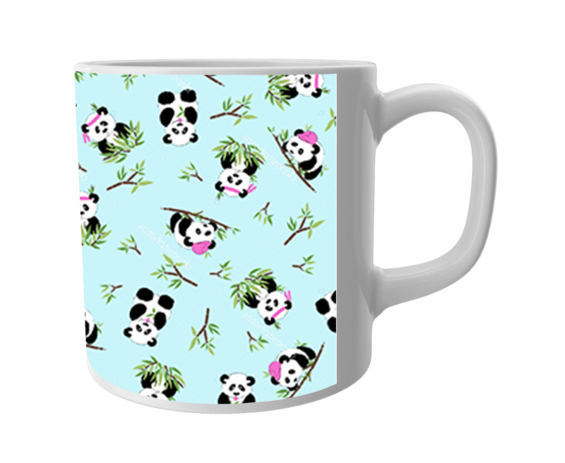 Product Guruji Panda Cartoon Printed White Ceramic Coffee/Tea Mug/Cup  for Kids.…