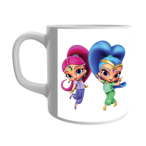 Product Guruji Disney Shimmer shineToon Print White Ceramic Coffee/Tea Mug for Kids.?